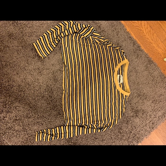 Urban Outfitters Tops - Striped long sleeve crop top Urban Outfitters